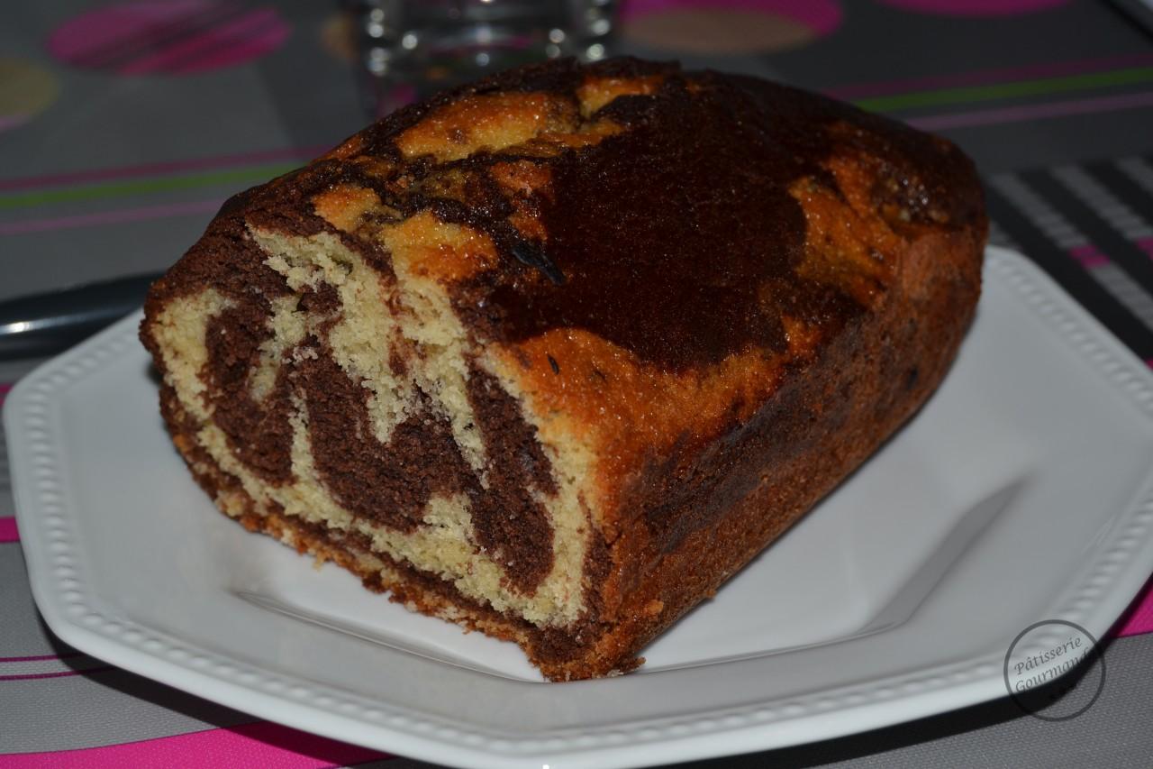 Cake marbré chocolat