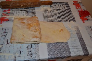Tour simple de la pâte à kouign-amann