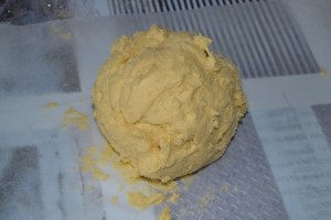Boule de pâte à beignets