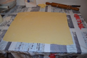 rectangle de pâte feuilleté 