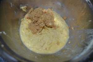 crème pâtissière et beurre d'amandes 