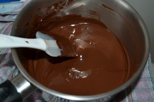 chocolat fondu et lisse