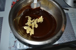 beurre ajouter au chocolat