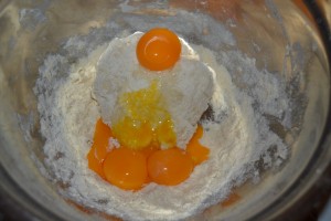 jaunes d’œufs ajouter 