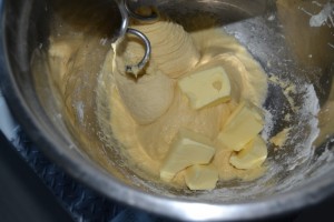 incorporation du beurre mou
