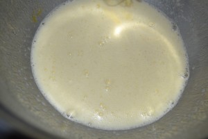 blanchissement du mélange œufs/sucre