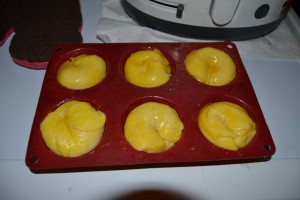 cruffins badigeonner de jaune d’œuf 
