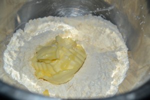 incorporation du beurre mou