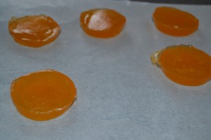 palets de confiture abricot