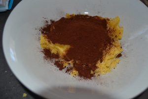cacao ajouter à la pâte 