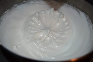 meringue tiède