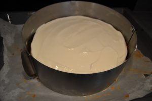 préparation verser sur la pâte