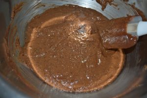 pralin et chocolat au lait mélanger
