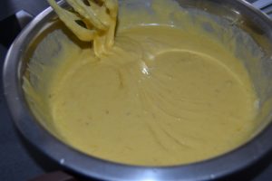 beurre mélanger à la préparation