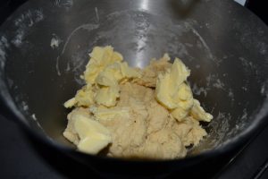 Beurre incorporer à la pâte