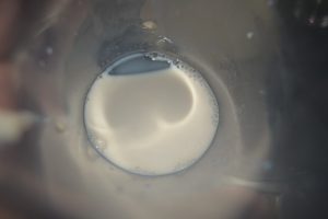 levure de boulanger fraîche délayé dans le lait tiède