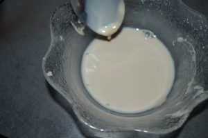 levure délayé dans le lait