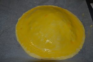 galette doré au jaune d’œuf