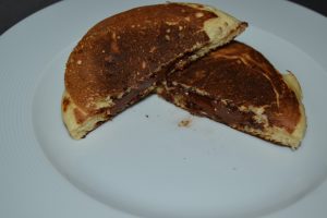 pancake fourré chocolat