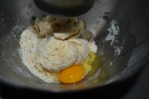ajout de l’œuf