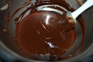 crème mélanger au chocolat