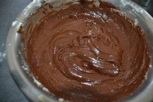 chocolat fondu mélanger