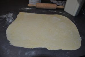 grand rectangle de pâte