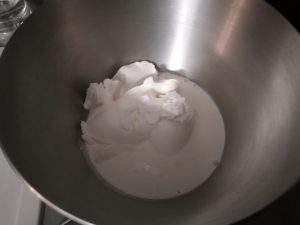 crème liquide et mascarpone