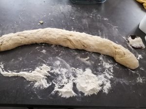 boudin de pâte façonner