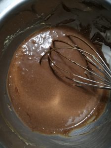 chocolat beurre  ajouter et mélanger