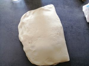 beurre recouvert de pâte