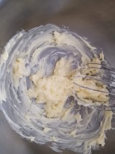 beurre fouetter en texture crémeuse