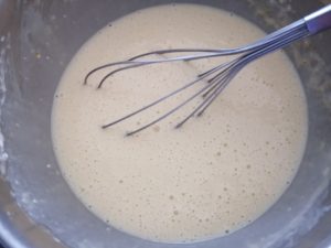 mélange farine et levure