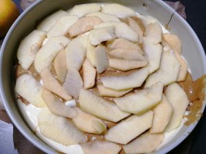 pommes sur les pâtes 